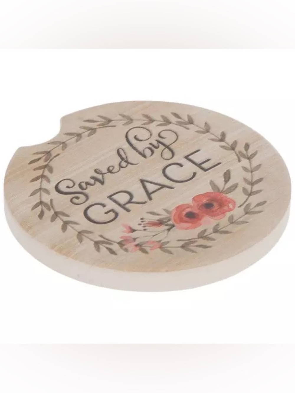 (2) Saved By Grace Car Coaster